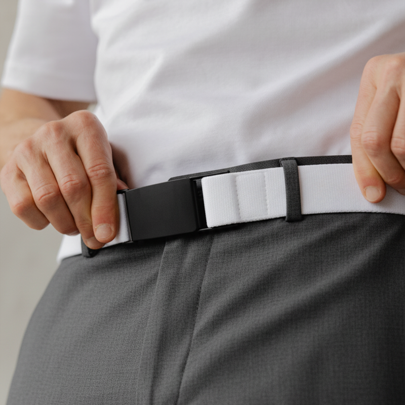 Comfortable belt with chinos